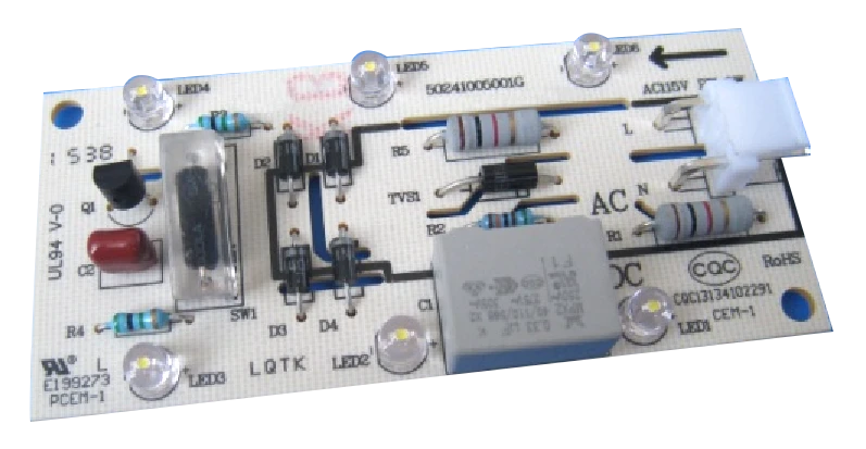 Custom Refrigerator LED Light Circuit Board 502A1005001G 02
