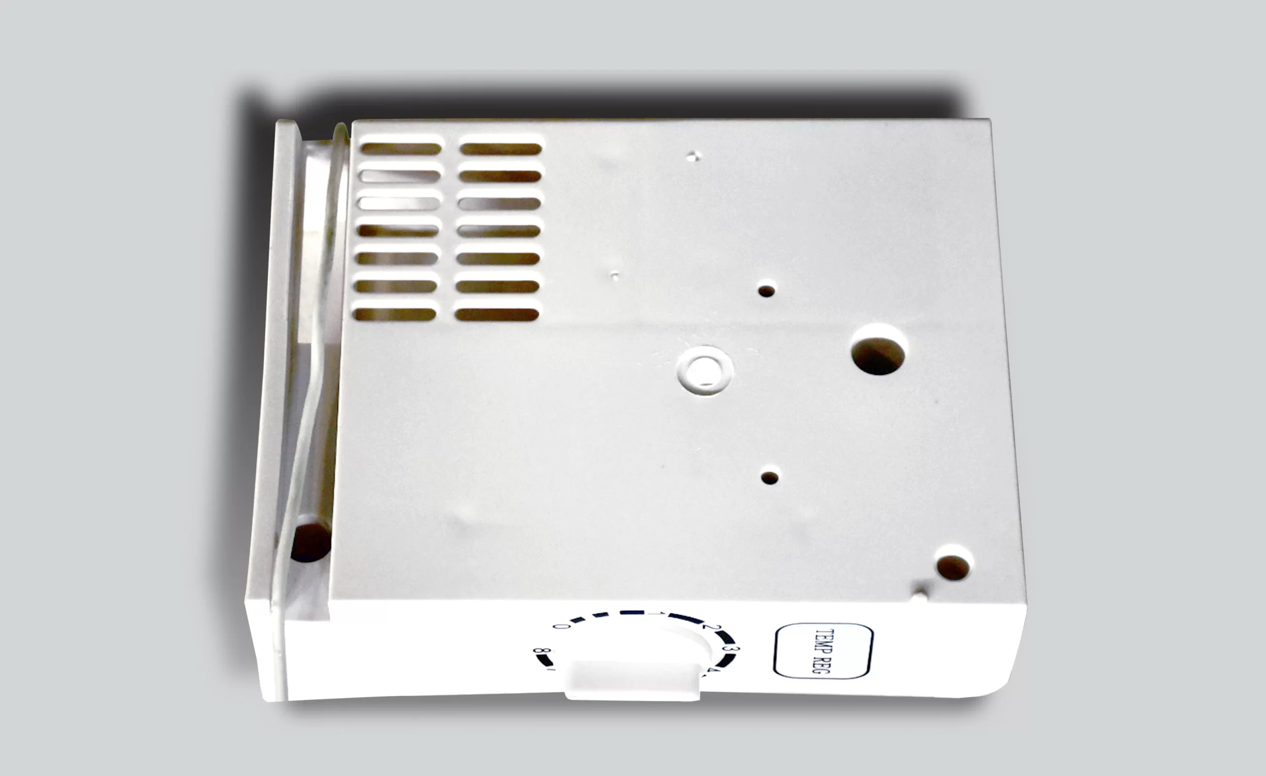 Custom Refrigerator Thermostat Housing White With Knob