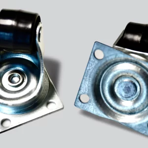 Custom Swivel Fixed Refrigerator Caster Wheel Nylon Zinc Plated