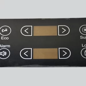Custom Refrigerator Membrane Switch Panel Eco Alarm Super Lock Keypad Overlay